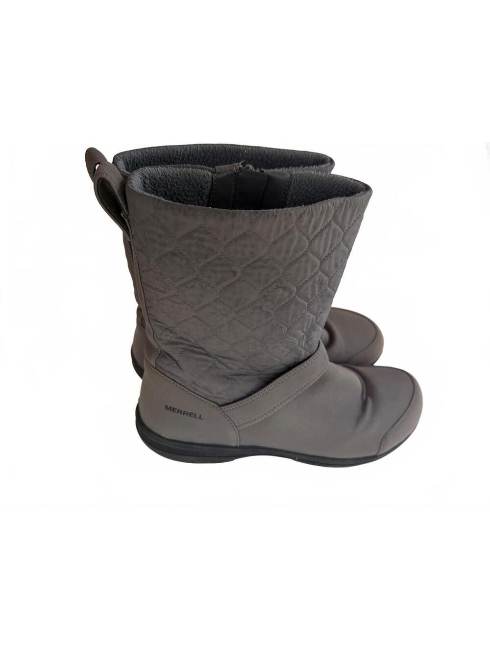 Merrell Encore Kassie Tall Waterproof Boots Gray Women’s Size 8